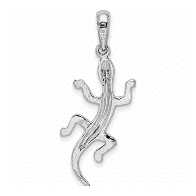 Sterling Silver Gecko Pendant – view 4