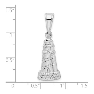 Sterling Silver Lighthouse Pendant – view 5