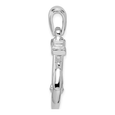 Sterling Silver Anchor Pendant – view 3