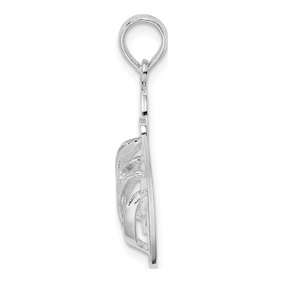 Sterling Silver Flip Flops Pendant – view 3