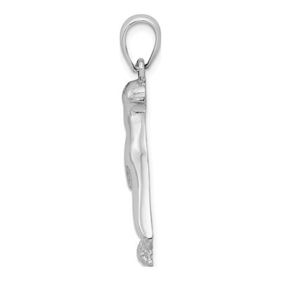 Sterling Silver Penguin Pendant – view 3