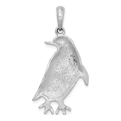 Sterling Silver Penguin Pendant – view 4