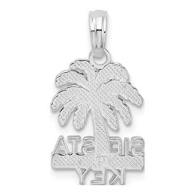 Sterling Silver Palm Tree Pendant – view 4