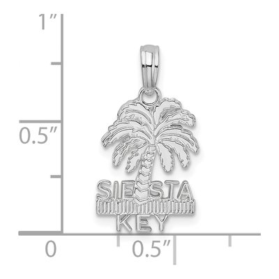 Sterling Silver Palm Tree Pendant – view 5