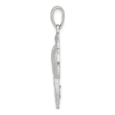 Sterling Silver Palm Tree Pendant – view 3