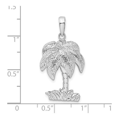 Sterling Silver Palm Tree Pendant – view 5