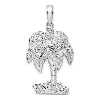 Sterling Silver Palm Tree Pendant