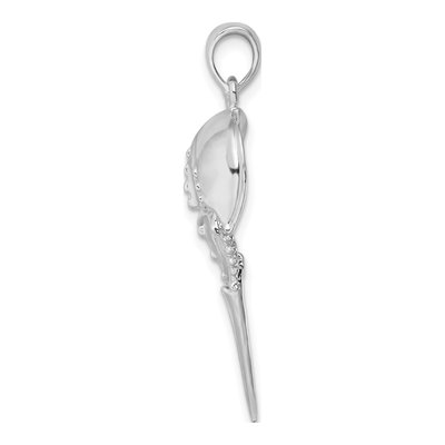 Sterling Silver Horseshoe Crab Pendant – view 3