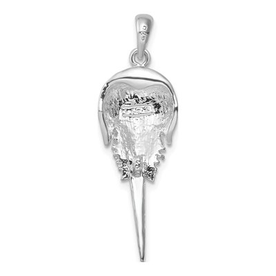 Sterling Silver Horseshoe Crab Pendant – view 4