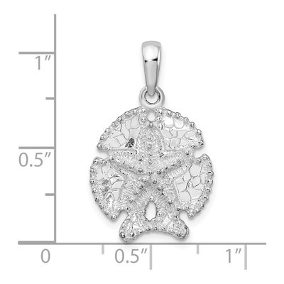 Sterling Silver Sand Dollar Pendant – view 5