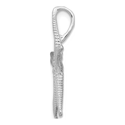 Sterling Silver Starfish Slide Pendant – view 3