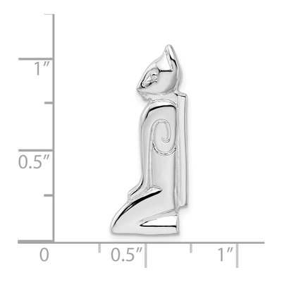 Sterling Silver Cat Charm – view 5