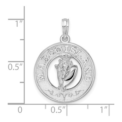 Sterling Silver Marco Island Shell Pendant – view 5