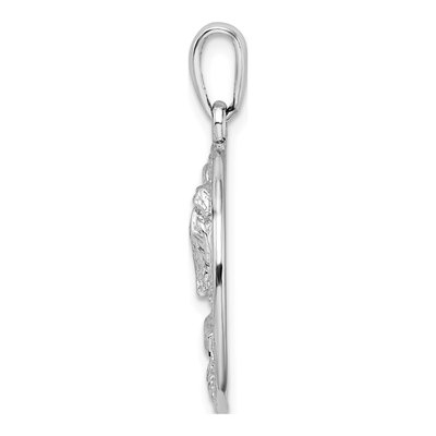 Sterling Silver Palm Tree Pendant – view 3