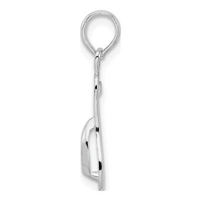 Sterling Silver Flip Flop Pendant – view 3