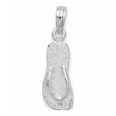 Sterling Silver Flip Flop Pendant