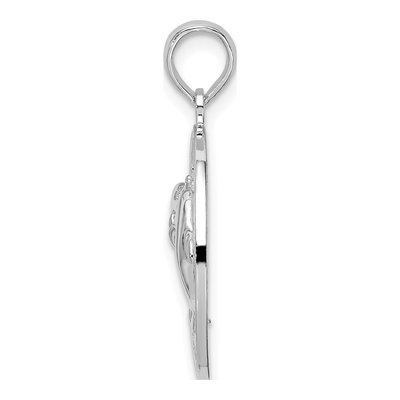 Sterling Silver Dolphin Pendant – view 3