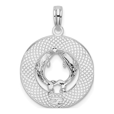 Sterling Silver Dolphin Pendant – view 4