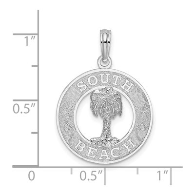 Sterling Silver Palm Tree Pendant – view 5