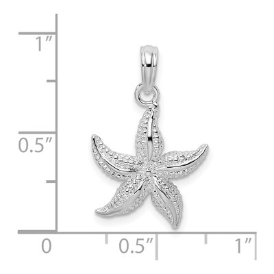 Sterling Silver Starfish Pendant – view 5