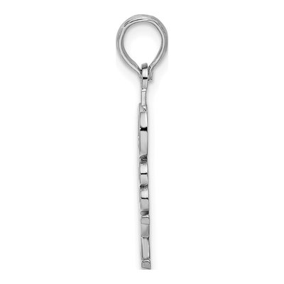 Sterling Silver Vertical OBX Pendant – view 3