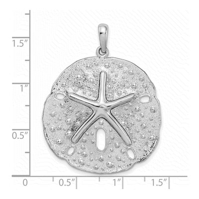 Sterling Silver Sand Dollar Pendant – view 5