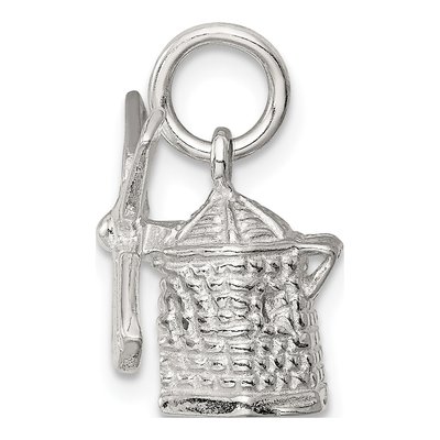 Sterling Silver Windmill Pendant – view 3