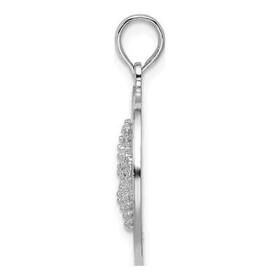 Sterling Silver Starfish Circle Pendant | Cape Cod – view 3