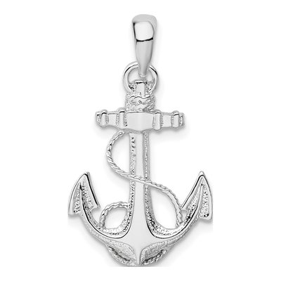 Sterling Silver Anchor Pendant