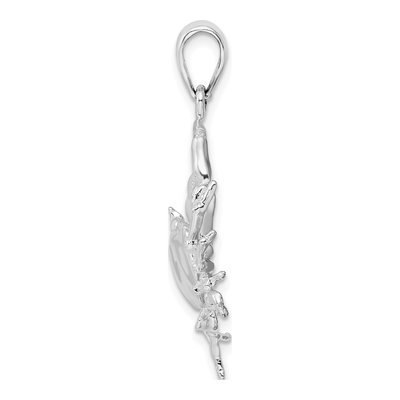Sterling Silver Crab Pendant – view 3