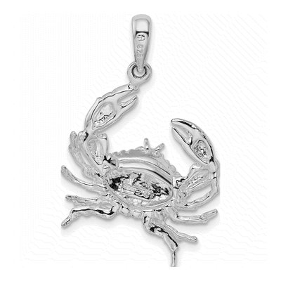 Sterling Silver Crab Pendant – view 4