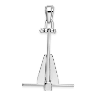 Sterling Silver Moveable Anchor Pendant