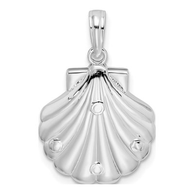 Sterling Silver Sea Turtle Shell Pendant – view 4