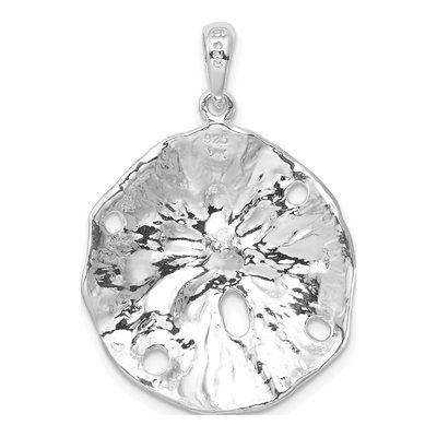 Sterling Silver Sand Dollar Pendant – view 4
