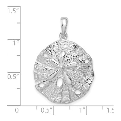 Sterling Silver Sand Dollar Pendant – view 5