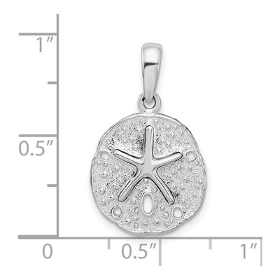 Sterling Silver Sand Dollar Pendant – view 5
