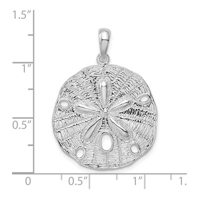 Sterling Silver Sand Dollar Pendant – view 5
