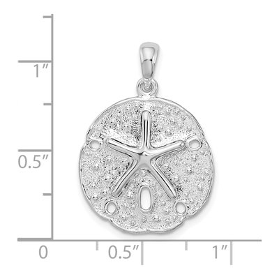 Sterling Silver Sand Dollar Pendant – view 5