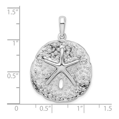 Sterling Silver Sand Dollar Pendant – view 5