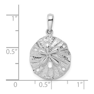Sterling Silver Sand Dollar Pendant – view 5