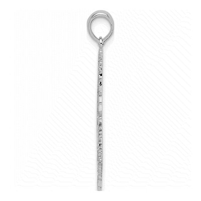 Sterling Silver Barbados Map Pendant – view 3