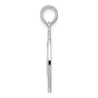 Sterling Silver Newport Rhode Island Sailboat Circle Pendant – view 3