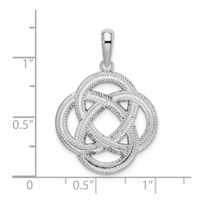 Sterling Silver Celtic Eternity Knot Pendant – view 5