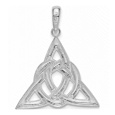 Sterling Silver Celtic Trinity Knot Pendant – view 4