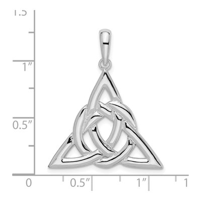 Sterling Silver Celtic Trinity Knot Pendant – view 5