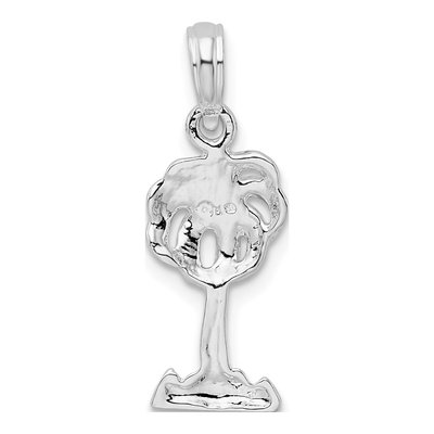 Sterling Silver Palm Tree Pendant – view 4