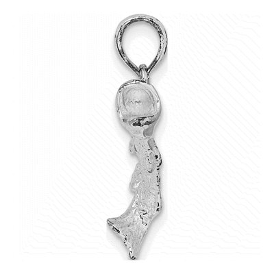 Sterling Silver Bass Fish Pendant – view 3
