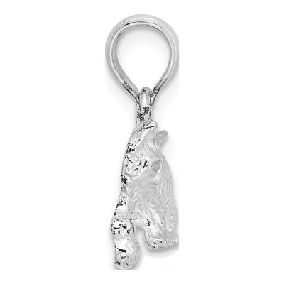 Sterling Silver Cat Pendant – view 3