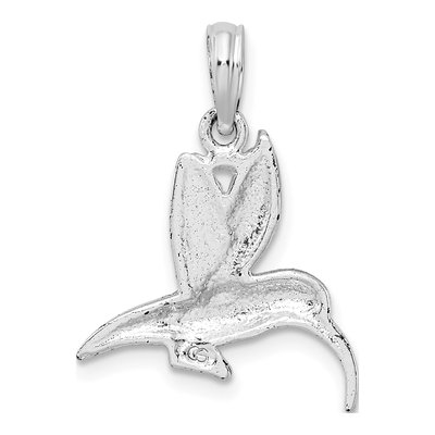 Sterling Silver Hummingbird Pendant – view 4