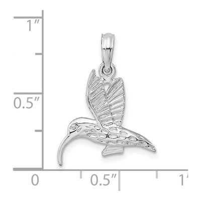 Sterling Silver Hummingbird Pendant – view 5
